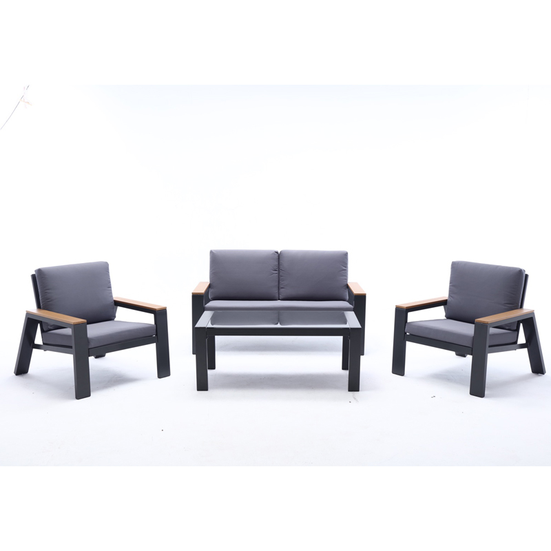 ガーデン ファニチャー 4 点セット アルミ製...