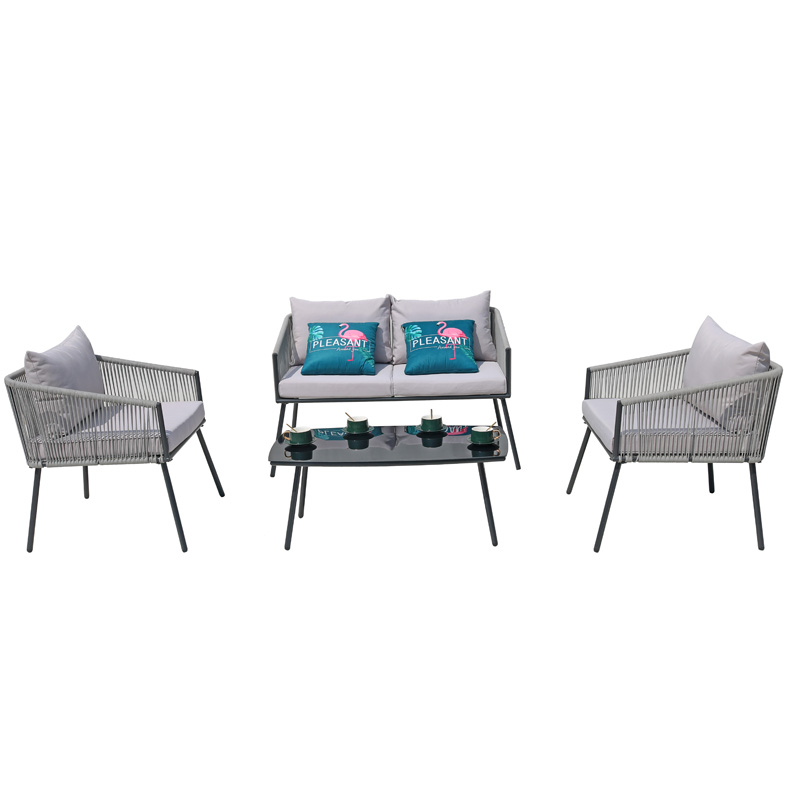 Canapé double, mobilier de jardin extérieur