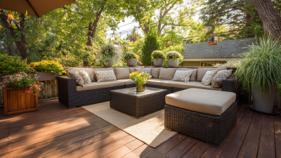 屋外パティオ家具の売上を最大化するためのトップ戦略